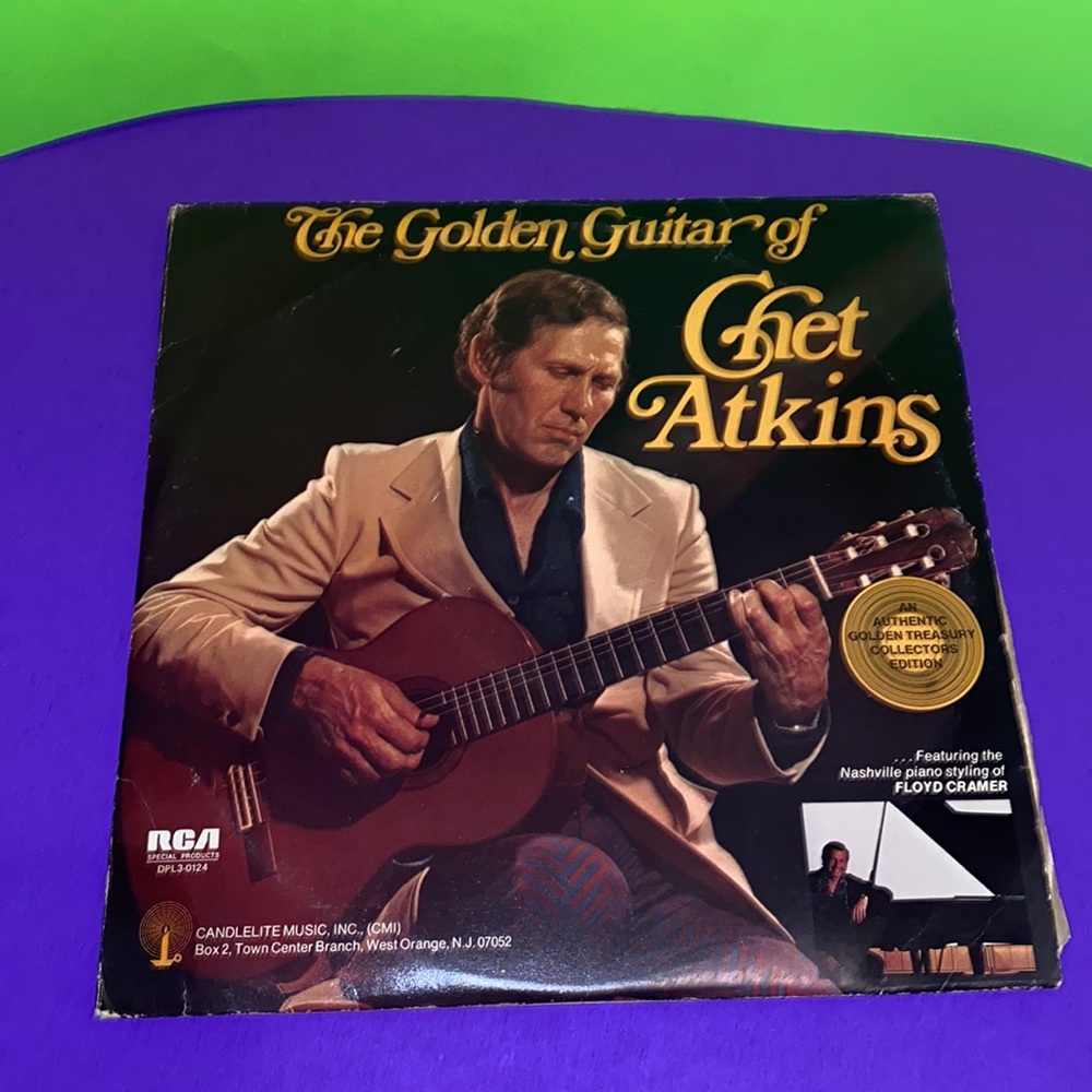 The Golden Guitar of Chet Atkins vintage 3 record set